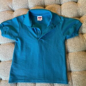 Vintage Kids Blue Polo Shirt